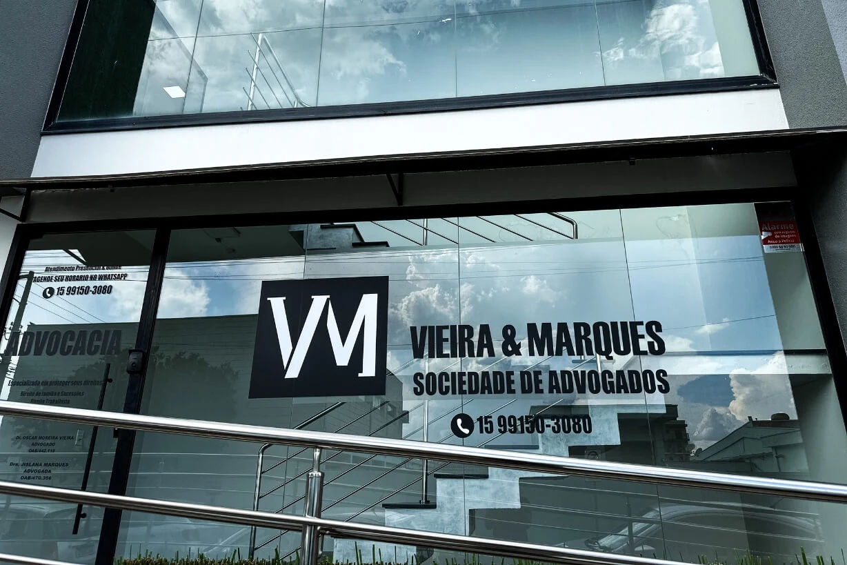 Fachada do escritório Vieira & Marques Sociedade de Advogados em Boituva - SP